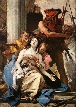 Giovanni Battista Tiepolo Painting - The Martyrdom of St Agatha Giovanni Battista Tiepolo